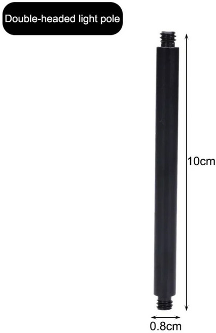 랜턴스탠드 캠핑 조명 거치대 휴대용 데스크탑 램프 스탠드 알루미늄 합금 높이 조절 경량 야외 랜턴 브래킷, 2) Double head rod 10CM, 한개옵션2