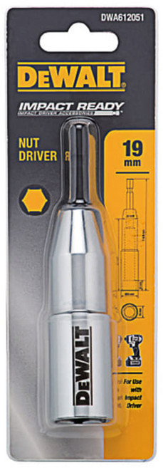 디월트 롱소켓비트 19mm 임팩트 드라이버 DWA612051, DWA612051(19mm)