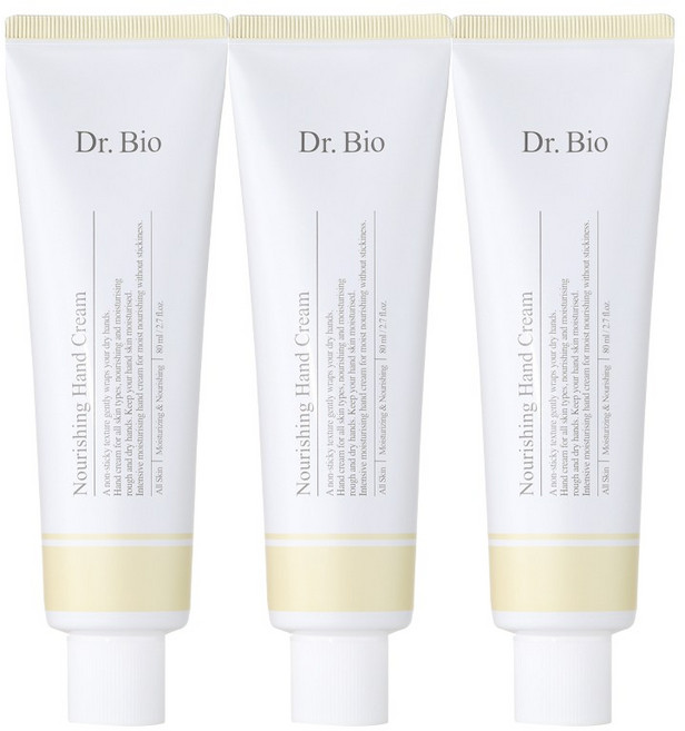 닥터바이오 너리싱 핸드크림 시트러스 프루티 플로랄 머스크향, 80ml, 3개
