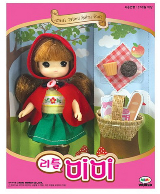 리틀미미 빨강망토 미미인형 어린이 생일 선물 어린이날 선물 추천 크리스마스 선물, 1개