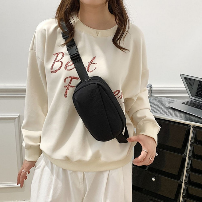 하이핀 초경량 미니 슬링백 힙색 방수 여행용 크로스백