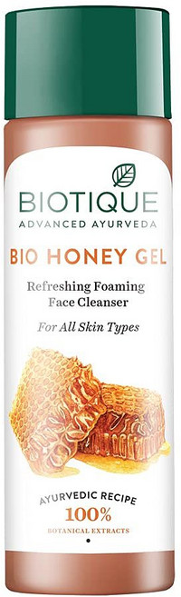 바이오티크 리후레싱 포밍 바이오 허니 젤 페이셜 클렌저 120ml 2개 Biotique BIO HONEY Gel Refreshing Foaming face Cleanser