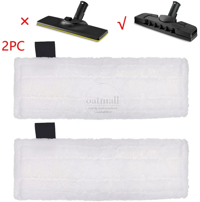 Karcher Easyfix SC2 SC3 SC4 SC5 Rags 마이크로 화이버 커버 스팀 청소기 액세서리 예비 용 교체 헤드, 01 2PCS Long Cloth