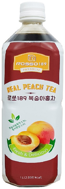파낙스 로쏘 189 복숭아 홍차 음료베이스, 1L, 1개