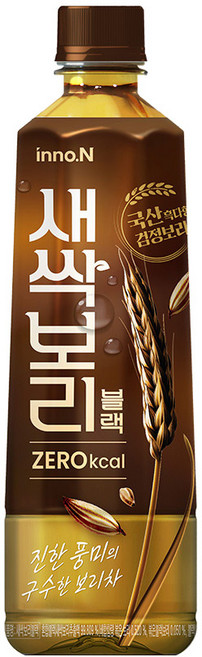 이노엔 새싹보리 블랙차, 6개, 500ml