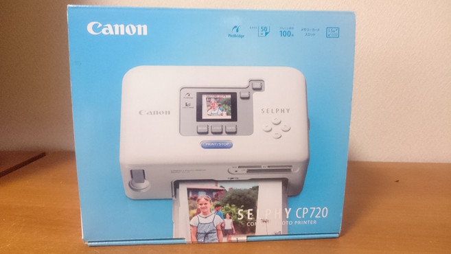 Canon 컴팩트 포토 프린터 SELPHY (세르피) CP720, 없음