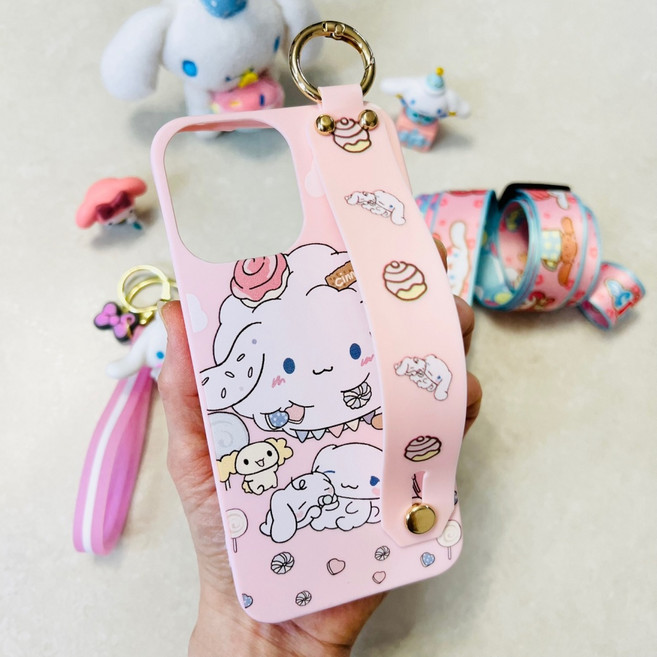 AT-M150 귀여운 시나모롤 핑크 피규어 스트랩 잼폰 포켓몬3 포켓몬에디션3 거치대 목걸이 케이스