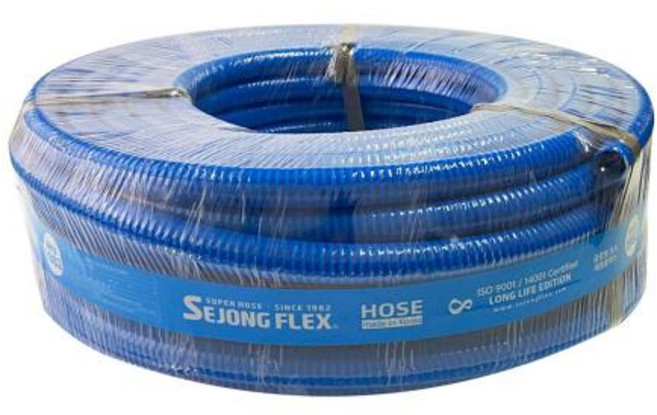 세종플렉스 고압나선호스 50MMx50M 청색, 산업용품, 1개