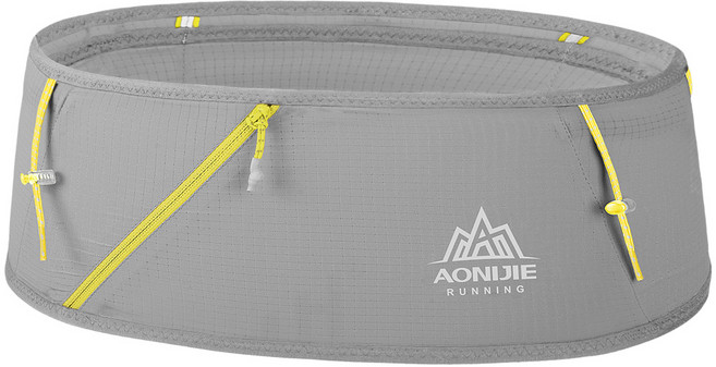 오니지 AONIJIE 플립벨트 런닝 레이스벨트 마라톤용품 클레버 H1, 그레이, 1개