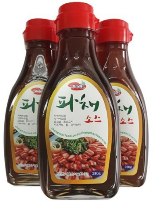 청맥 고기로스용 파채소스 3p, 280g, 3세트