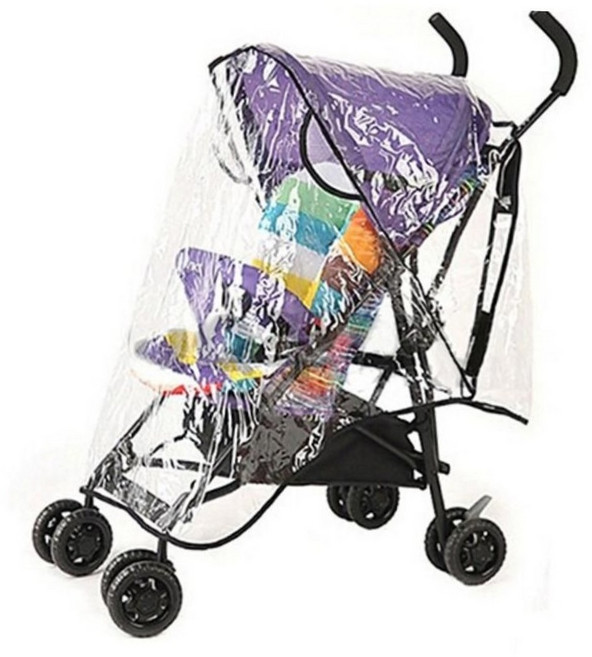 레인커버 유모차레인커버 유모차방수커버 휴대용유모차커버, 커버 DC003124, 1개