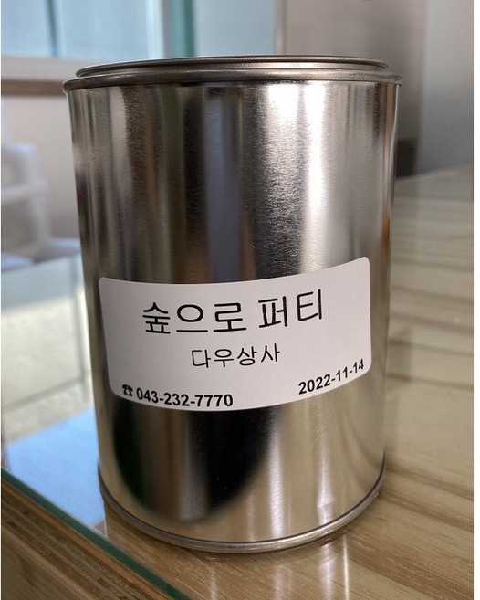 KCC 숲으로 퍼티 외부용 1kg 5kg 핸디코트 메꾸미 빠데 MDF, 백색, 1개