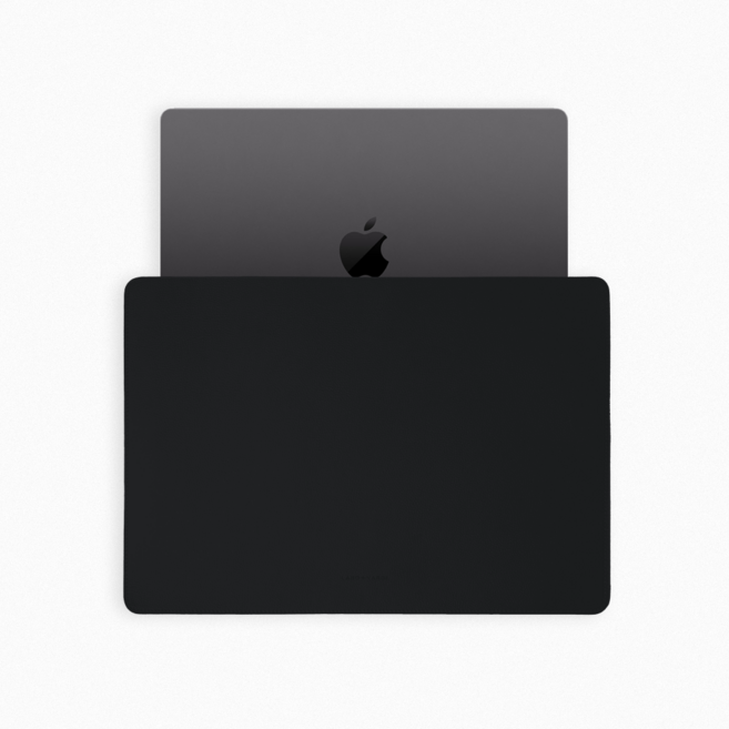 라보바르데 갤럭시북5프로 맥북 16인치 노트북파우치 가죽 노트북 가방, 블랙, 1개