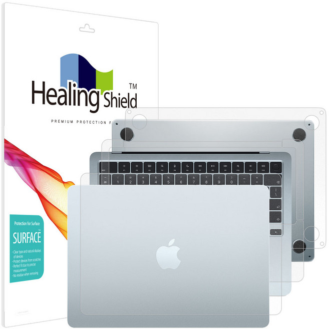 맥북에어13 M4 무광 외부보호필름 3종세트, 1개