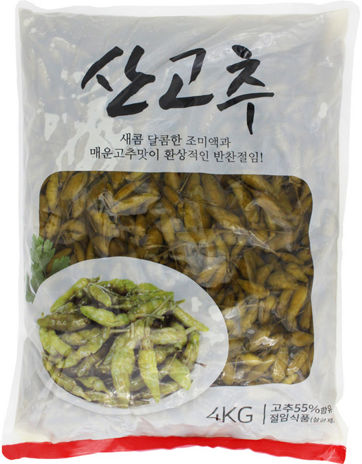 산고추, 4kg, 1개