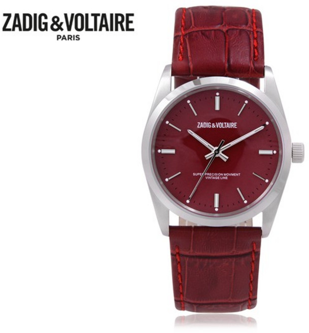 쟈딕앤볼테르 남녀공용 가죽시계 ZVF232