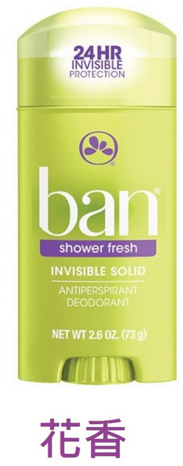 ban 盼 止汗除臭體香膏 24HR Invisible Protection, 1個, 紫膏-花香