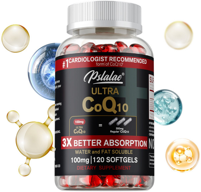 Pslalae ULTRA CoQ10 軟膠囊 100mg 120粒, 120組