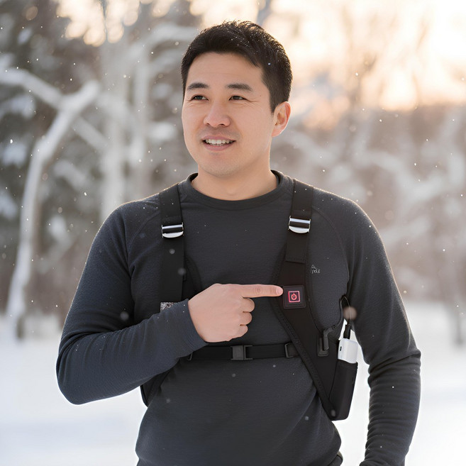 굿마인드 블랙젠 [100% 국내생산] Blackzen 발열조끼 3단 온도조절 열선조끼 간편세탁 남녀공용