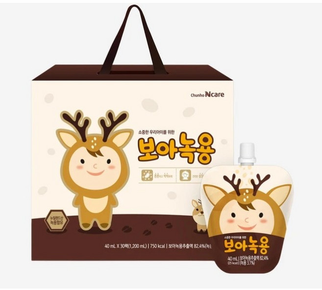 천호엔케어 어린이용 보아녹용, 40ml, 1개