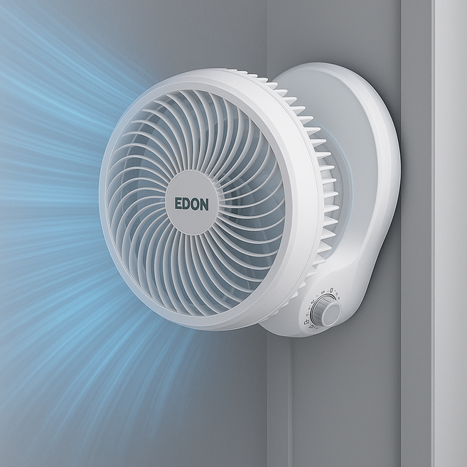 샤오미 edon 무선 충전 벽걸이 선풍기 USB 충전 탁상형 화이트 무소음 접이식