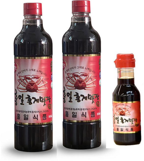 홍일식품 홍게간장 홍게맛장소스 [200ml 증정], 1세트, 2L