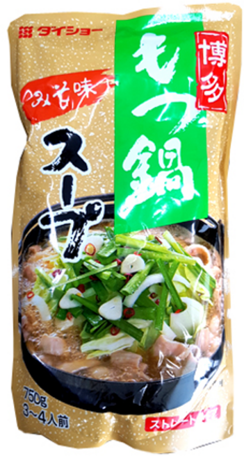 다이쇼 모츠나베 미소아지 일본식 곱창전골 스프 B, 1개, 750g
