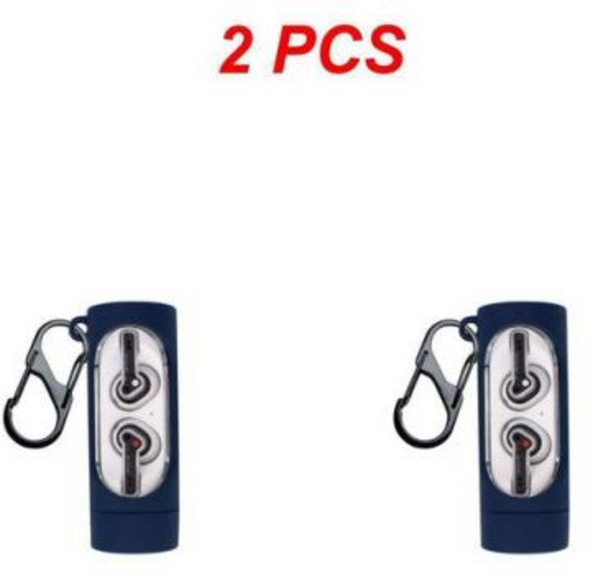 ~ 포함 (스틱) 6PCs 무선 방지 케이스 실리콘 헤드폰 액세서리 후크 Ear 낙하 1 이어폰 커버 케이스 무선 Nothing, 9) dark blue 2pcs