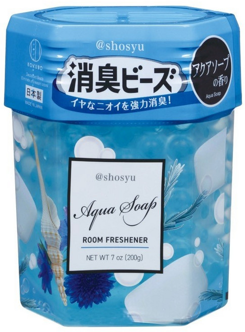 小久保 KOKUBO 室內消臭晶球 無香炭/皂香/薰衣草/檸檬香/桂花香, 1個, 小久保 室內消臭球 200g 皂香