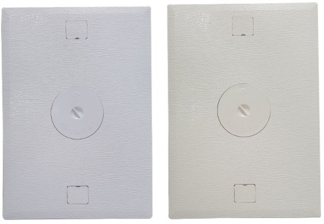 소방아재 에어컨 매립함 마감커버 B형, 1개, B형 아이보리색