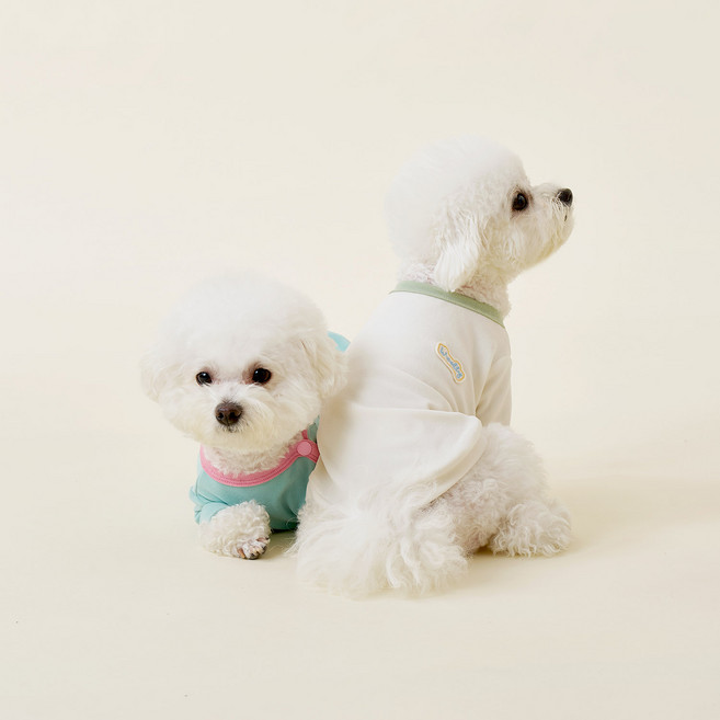 울리 에어리 웜 티셔츠, 1개, 민트