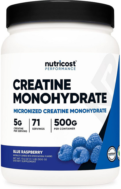 뉴트리코스트 크레아틴 모노하이드레이트 파우더 500g 블루라즈베리맛 1개