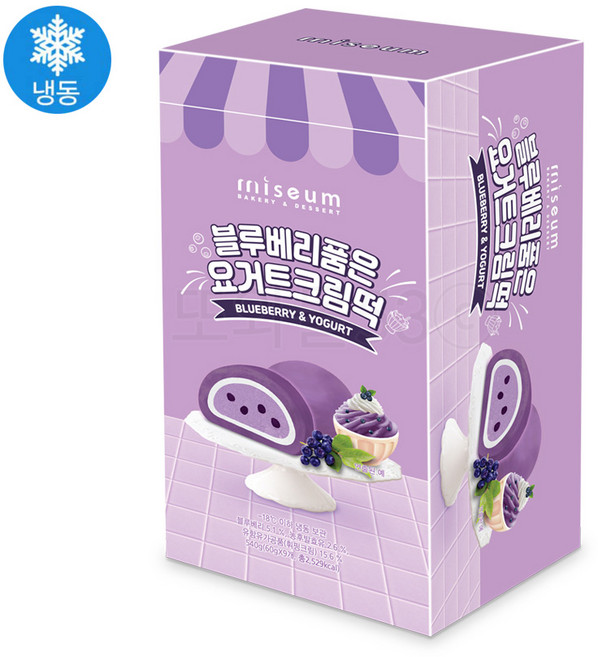 미지엄 블루베리품은 요거트크림떡, 1개, 540g
