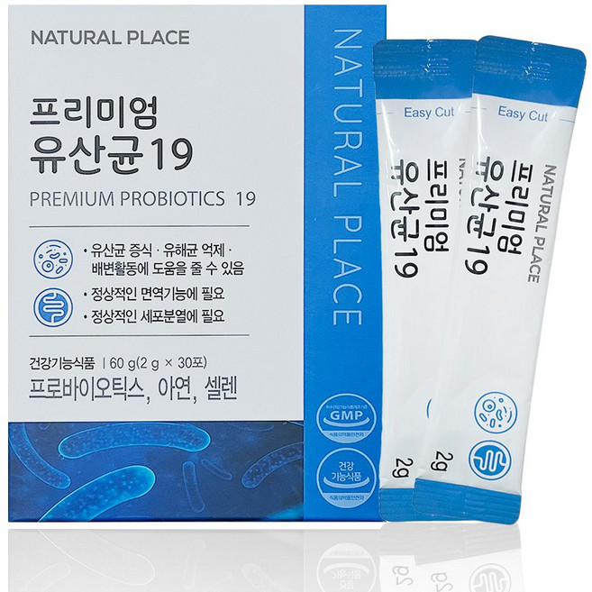 네추럴플레이스 프리미엄유산균19, 5박스, 60g