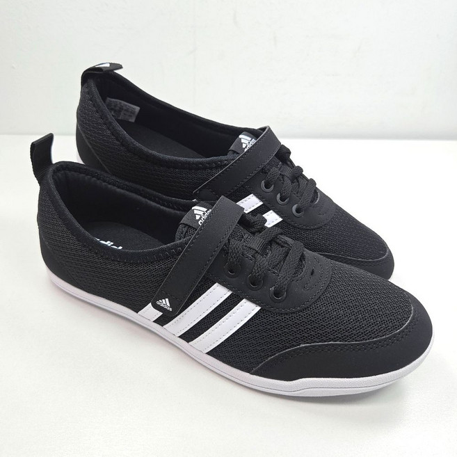 아디다스 디오나 발레 단화 메리제인 블랙 발편한 여성 슬립온 벨크로 신발 데일리 스니커즈