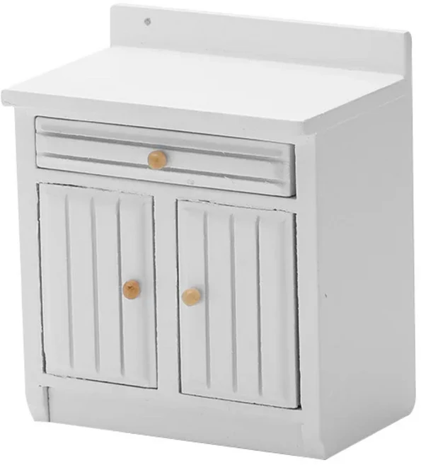 1:12 미니 인형 집 주방 놀이 캐비닛 미니어처 음식 놀이 모델 요리대 싱크대 카운터 세트 조합