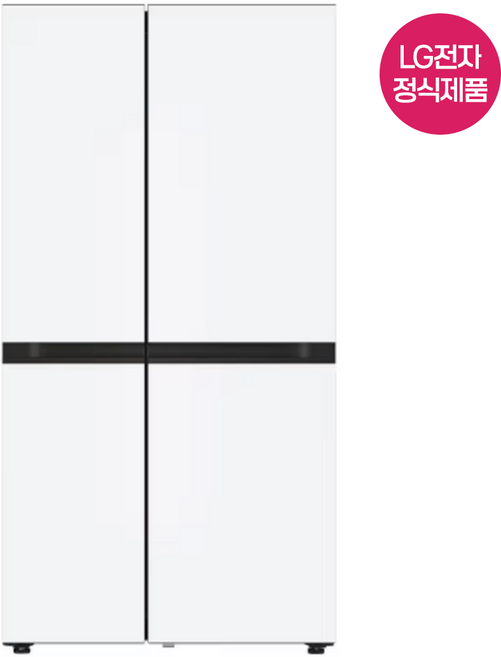 LG전자 디오스 AI 오브제컬렉션 양문형 냉장고 S836MQQ012 화이트 25년형 기사님설치 폐가전무상수거