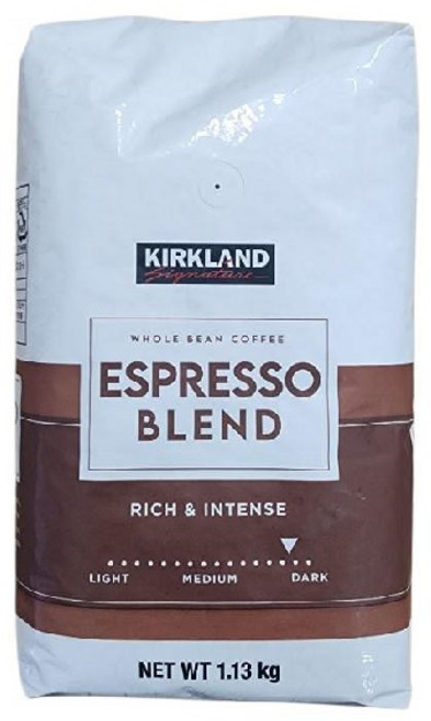커클랜드 시그니춰 스타벅스 에스프레소 다크로스트 홀빈1.13kg, 1개, 907g, 홀빈(분쇄안함)