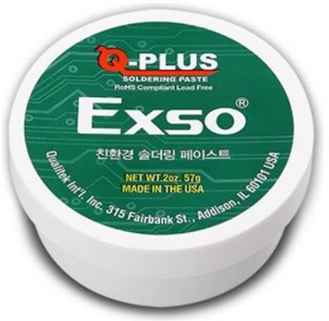 엑소 친환경 솔더링 납땜 페이스트 57g 보조제 QSP-57, 1개
