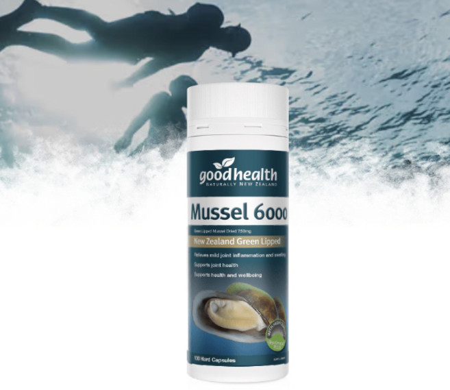 굿헬스 뉴질랜드 초록입홍합 6000mg 100캡슐, 100정, 1개