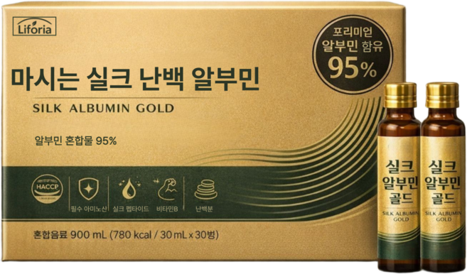 리포리아 마시는 실크 난백 알부민 식약청인증받은상품 [6개 구매 시 리포좀 알부민 킹 스틱 증정], 1박스, 30회분