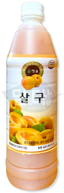 청솔 살구 원액, 835ml, 4개