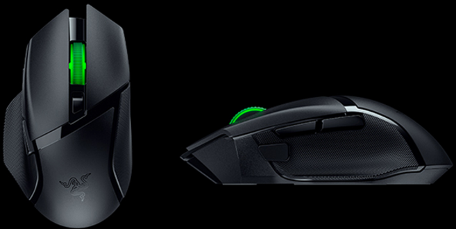 RAZER 무선 게이밍 마우스 Basilisk V3 X HyperSpeed 바실리스크 V3 X 하이퍼스피드블랙 USB, 1개