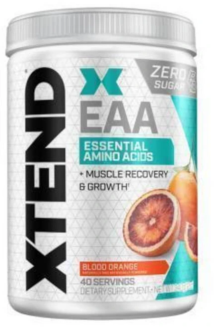 Xtend 엑스텐드 EAA 필수 아미노산 블러드 오렌지 340g 40서빙 파우더 영양제, 1 - 쿠팡