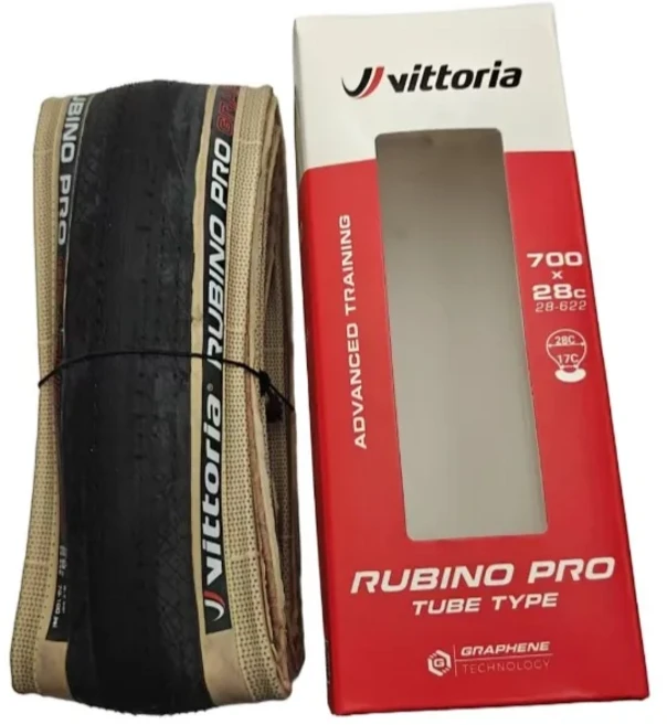 Vittoria Rubino Pro IV Graphite Race 2.0 700x25/28C 접이식 타이어 도로 28" 자전거 클린처, 03 Yellow 700x28C, 1개