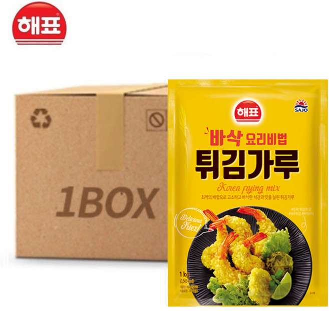 해표 튀김가루 1kg, 10개