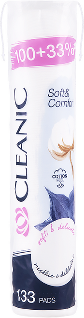 클레아닉 폴란드 순면 화장솜, 133매입, 1개