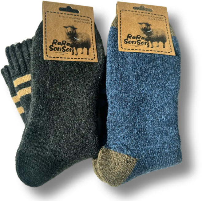 라라손손 두꺼운 울양말 남성 여성 한겨울 2켤레 세트