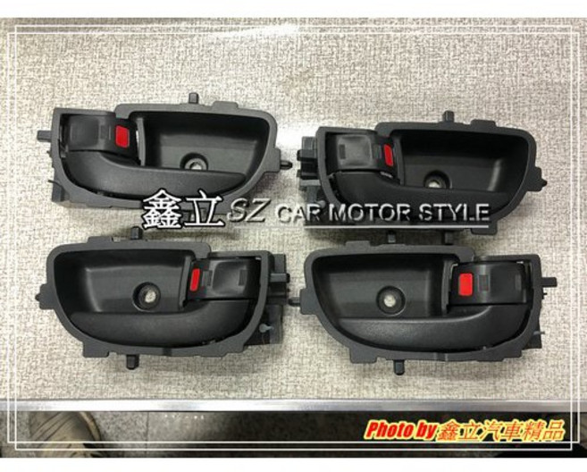 WISH 10-19 車門內把手 ABS 黑色 一組 4車門 專用, 1個