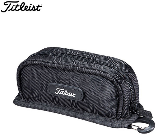 타이틀리스트 시티 액티브 볼 파우치 볼주머니 케이스, 1개, 블랙